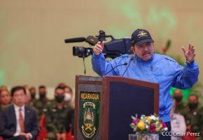 Acto del 43 aniversario de la fundación de la Fuerza Aérea del Ejército de Nicaragua