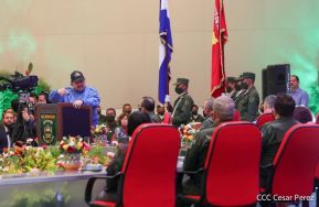 Acto del 43 aniversario de la fundación de la Fuerza Aérea del Ejército de Nicaragua