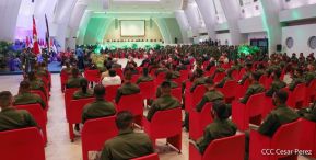 Acto del 43 aniversario de la fundación de la Fuerza Aérea del Ejército de Nicaragua