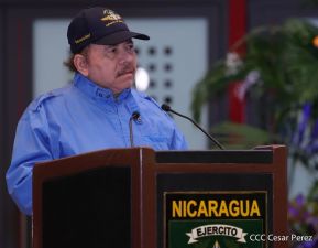 Acto del 43 aniversario de la fundación de la Fuerza Aérea del Ejército de Nicaragua