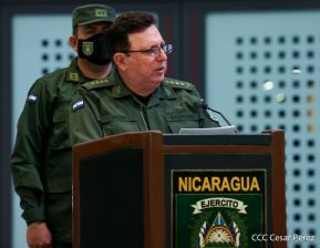 Acto del 43 aniversario de la fundación de la Fuerza Aérea del Ejército de Nicaragua