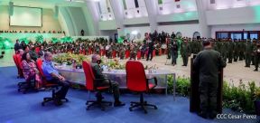 Acto del 43 aniversario de la fundación de la Fuerza Aérea del Ejército de Nicaragua