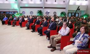 Acto del 43 aniversario de la fundación de la Fuerza Aérea del Ejército de Nicaragua