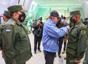 Acto del 43 aniversario de la fundación de la Fuerza Aérea del Ejército de Nicaragua