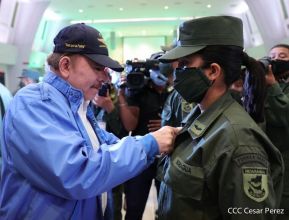 Acto del 43 aniversario de la fundación de la Fuerza Aérea del Ejército de Nicaragua