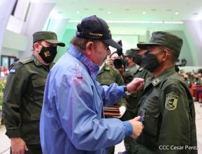 Acto del 43 aniversario de la fundación de la Fuerza Aérea del Ejército de Nicaragua