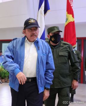Acto del 43 aniversario de la fundación de la Fuerza Aérea del Ejército de Nicaragua