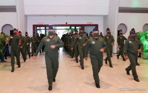 Acto del 43 aniversario de la fundación de la Fuerza Aérea del Ejército de Nicaragua