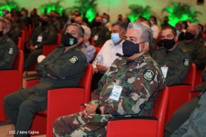 Acto del 43 aniversario de la fundación de la Fuerza Aérea del Ejército de Nicaragua