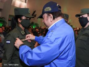 Acto del 43 aniversario de la fundación de la Fuerza Aérea del Ejército de Nicaragua