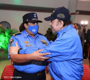 Acto del 43 aniversario de la fundación de la Fuerza Aérea del Ejército de Nicaragua