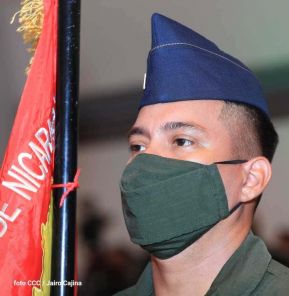 Acto del 43 aniversario de la fundación de la Fuerza Aérea del Ejército de Nicaragua