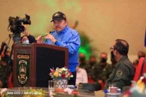 Acto del 43 aniversario de la fundación de la Fuerza Aérea del Ejército de Nicaragua