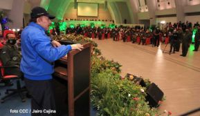 Acto del 43 aniversario de la fundación de la Fuerza Aérea del Ejército de Nicaragua