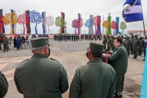 Inauguración de la Exposición Estática del Ejército de Nicaragua