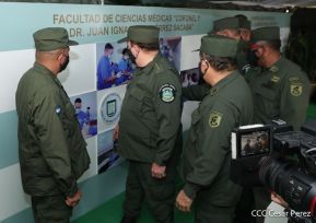 Inauguración de la Exposición Estática del Ejército de Nicaragua