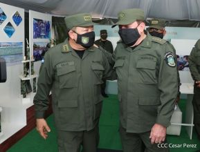 Inauguración de la Exposición Estática del Ejército de Nicaragua