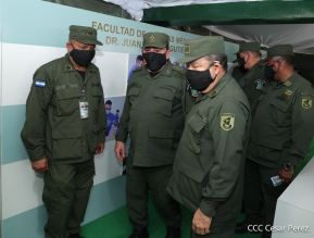 Inauguración de la Exposición Estática del Ejército de Nicaragua