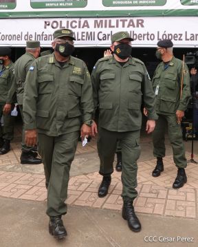 Inauguración de la Exposición Estática del Ejército de Nicaragua