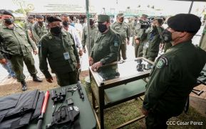 Inauguración de la Exposición Estática del Ejército de Nicaragua