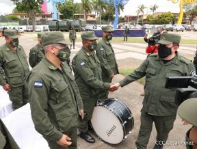 Inauguración de la Exposición Estática del Ejército de Nicaragua
