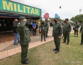 Inauguración de la Exposición Estática del Ejército de Nicaragua