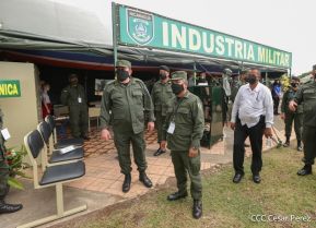 Inauguración de la Exposición Estática del Ejército de Nicaragua