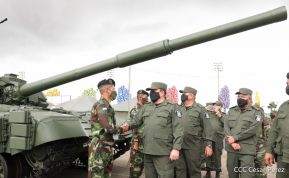 Inauguración de la Exposición Estática del Ejército de Nicaragua
