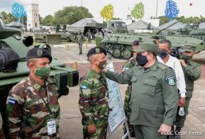Inauguración de la Exposición Estática del Ejército de Nicaragua