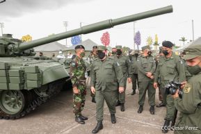 Inauguración de la Exposición Estática del Ejército de Nicaragua
