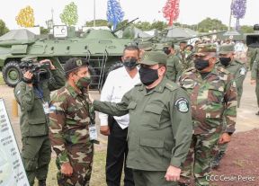 Inauguración de la Exposición Estática del Ejército de Nicaragua