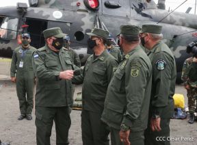 Inauguración de la Exposición Estática del Ejército de Nicaragua