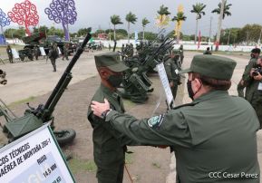 Inauguración de la Exposición Estática del Ejército de Nicaragua