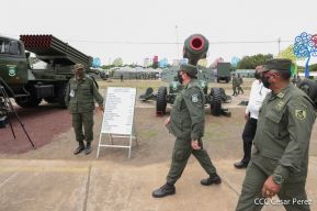 Inauguración de la Exposición Estática del Ejército de Nicaragua