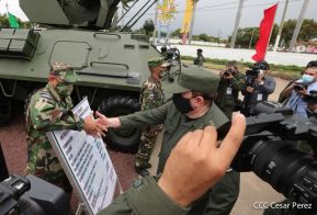 Inauguración de la Exposición Estática del Ejército de Nicaragua