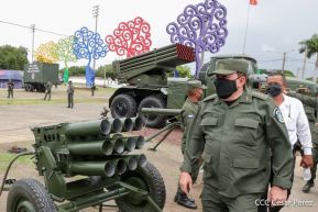 Inauguración de la Exposición Estática del Ejército de Nicaragua