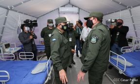 Inauguración de la Exposición Estática del Ejército de Nicaragua