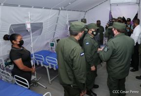 Inauguración de la Exposición Estática del Ejército de Nicaragua