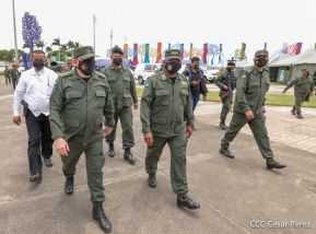 Inauguración de la Exposición Estática del Ejército de Nicaragua