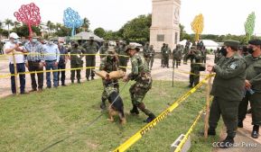 Inauguración de la Exposición Estática del Ejército de Nicaragua