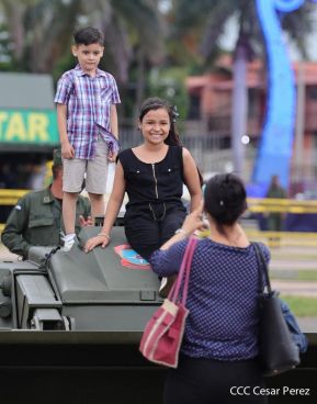 Inauguración de la Exposición Estática del Ejército de Nicaragua
