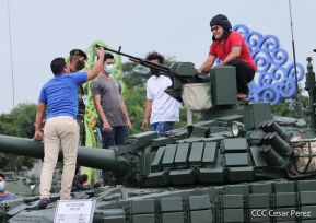 Inauguración de la Exposición Estática del Ejército de Nicaragua