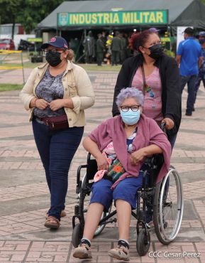 Inauguración de la Exposición Estática del Ejército de Nicaragua