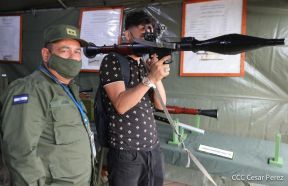 Inauguración de la Exposición Estática del Ejército de Nicaragua