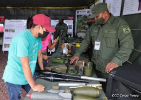 Inauguración de la Exposición Estática del Ejército de Nicaragua