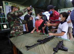 Inauguración de la Exposición Estática del Ejército de Nicaragua
