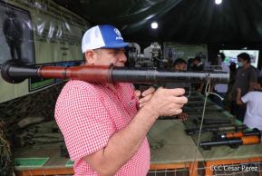 Inauguración de la Exposición Estática del Ejército de Nicaragua