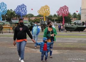 Inauguración de la Exposición Estática del Ejército de Nicaragua
