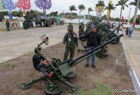 Inauguración de la Exposición Estática del Ejército de Nicaragua