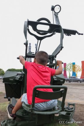 Inauguración de la Exposición Estática del Ejército de Nicaragua